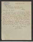 Nachlass Franz Steindachner, Brief von A. H. Fassl an Franz Steindachner (22.07.1912), Inv.Nr. 127.01, Seite 1